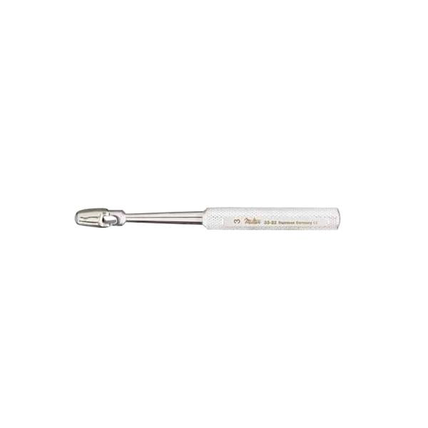 Biopsy Punch Dermal Keyes 4mm 4mm Bite Ribbed Handle Stainless Steel Reusable Ea